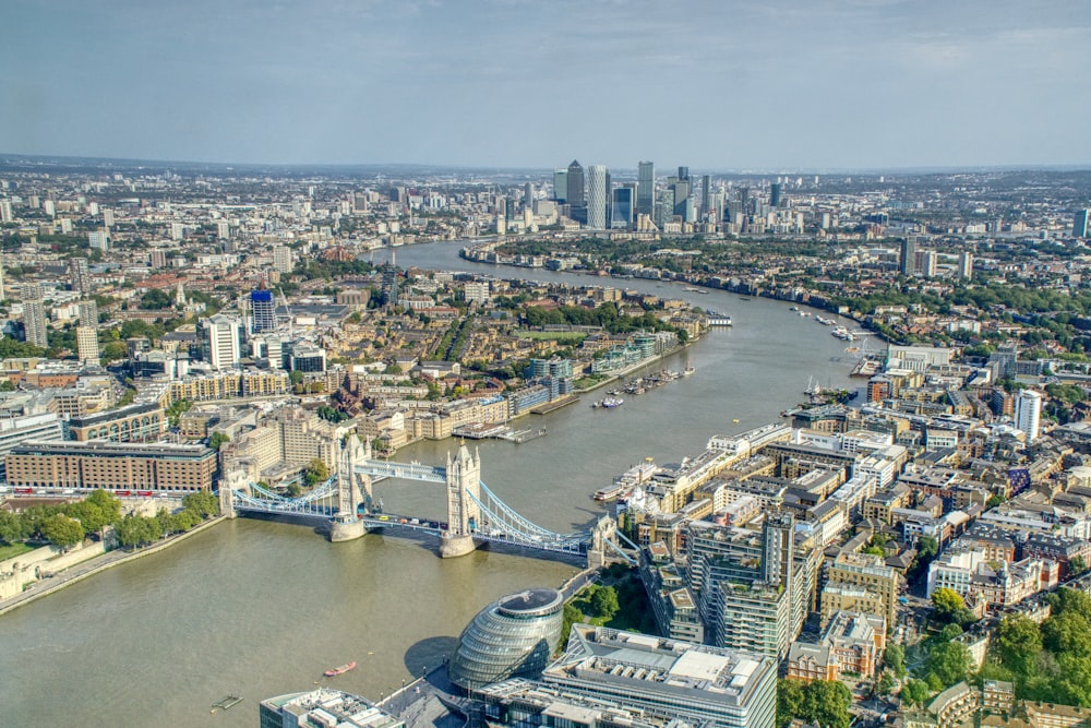 aerial view of city buildings during daytime