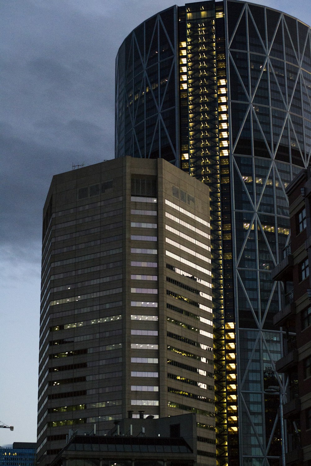 brown and black high rise building