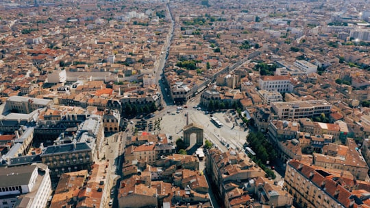 aerial view of city during daytime in Place de la Victoire France