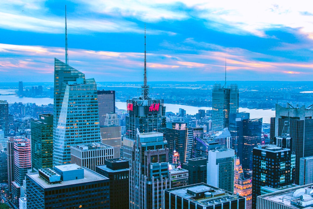 city skyline under blue sky during daytime