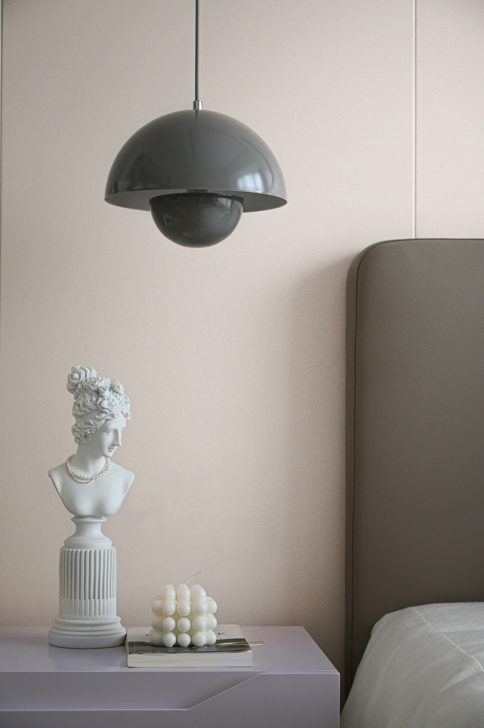 An Allied Maker brass library lamp, cast and finished by hand in Long Island