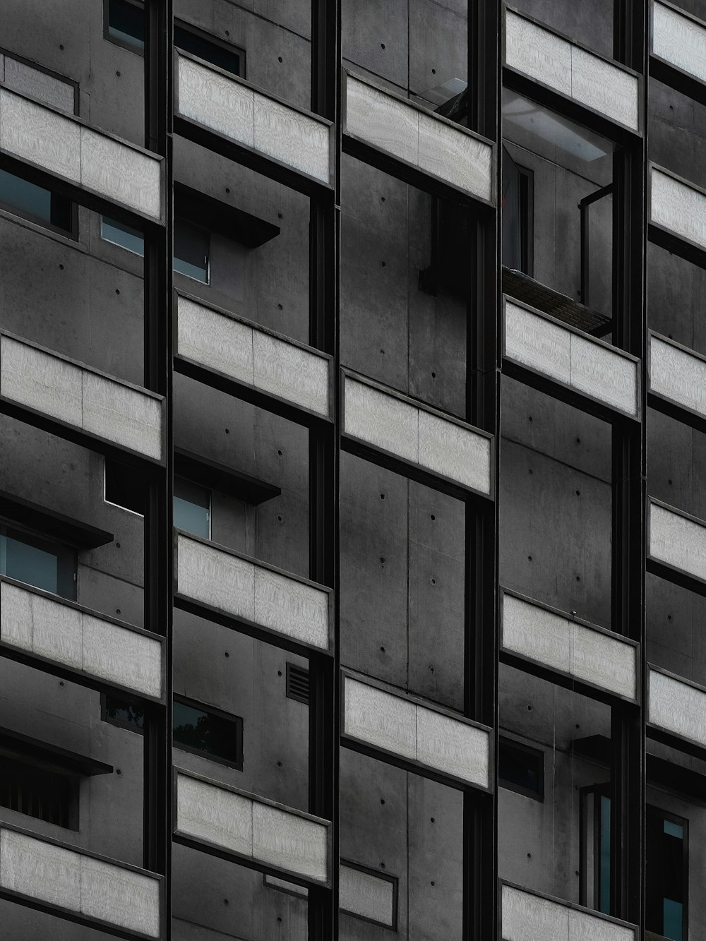 white and black concrete building