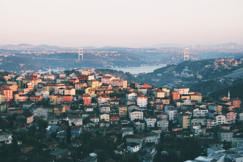 aerial view of city during daytime