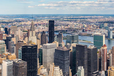 aerial view of city buildings during daytime
