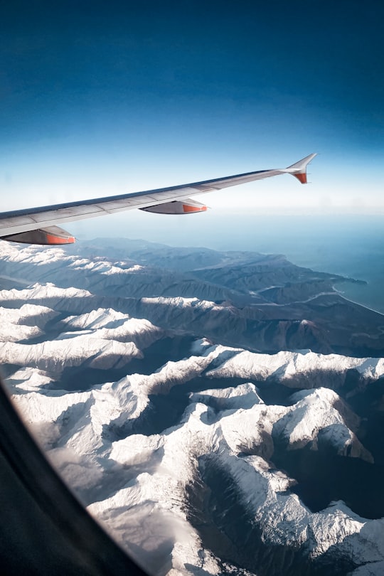 white snow covered mountain during daytime in Southern Alps New Zealand