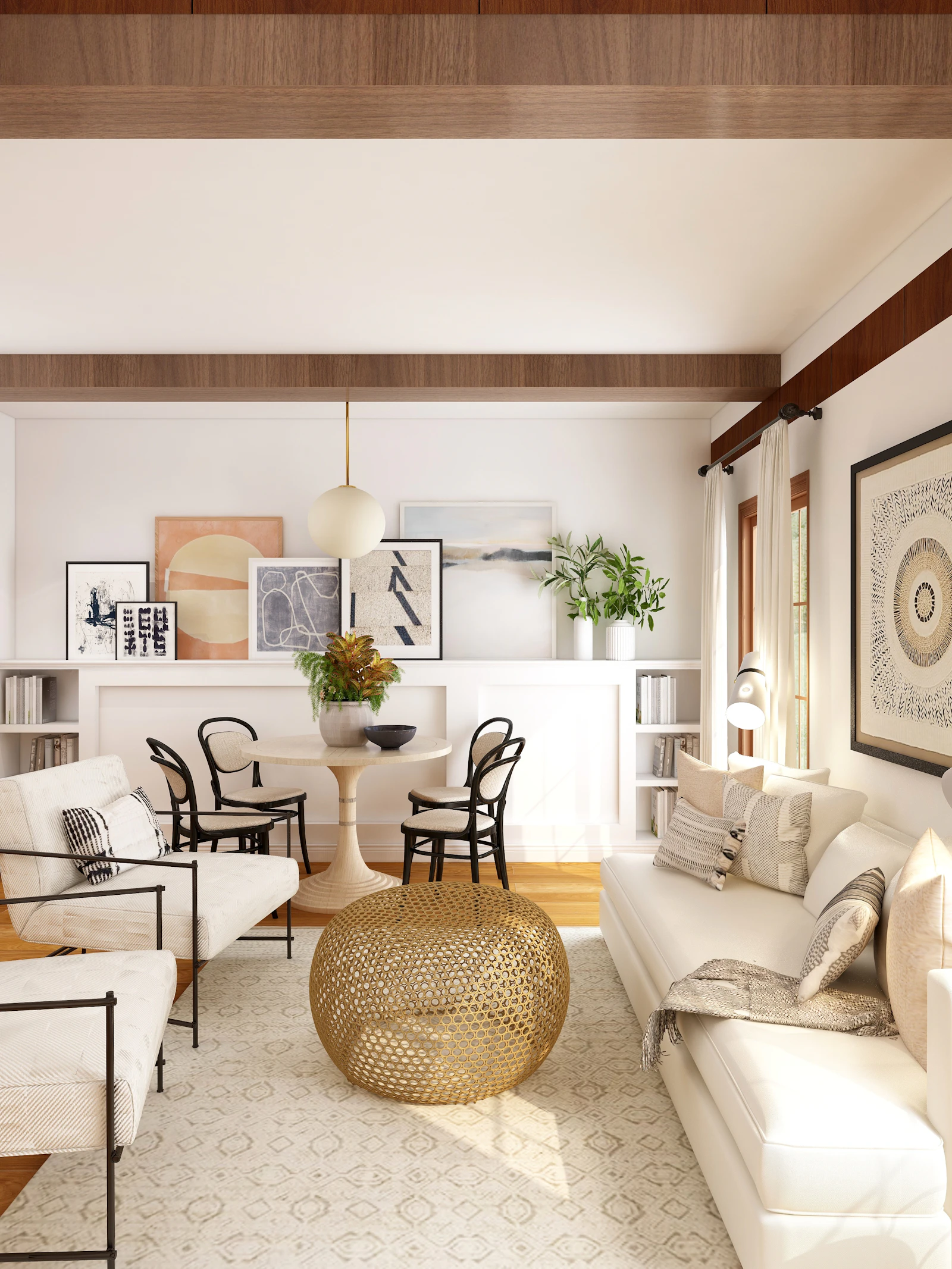 Bright, prepared vacation rental living room