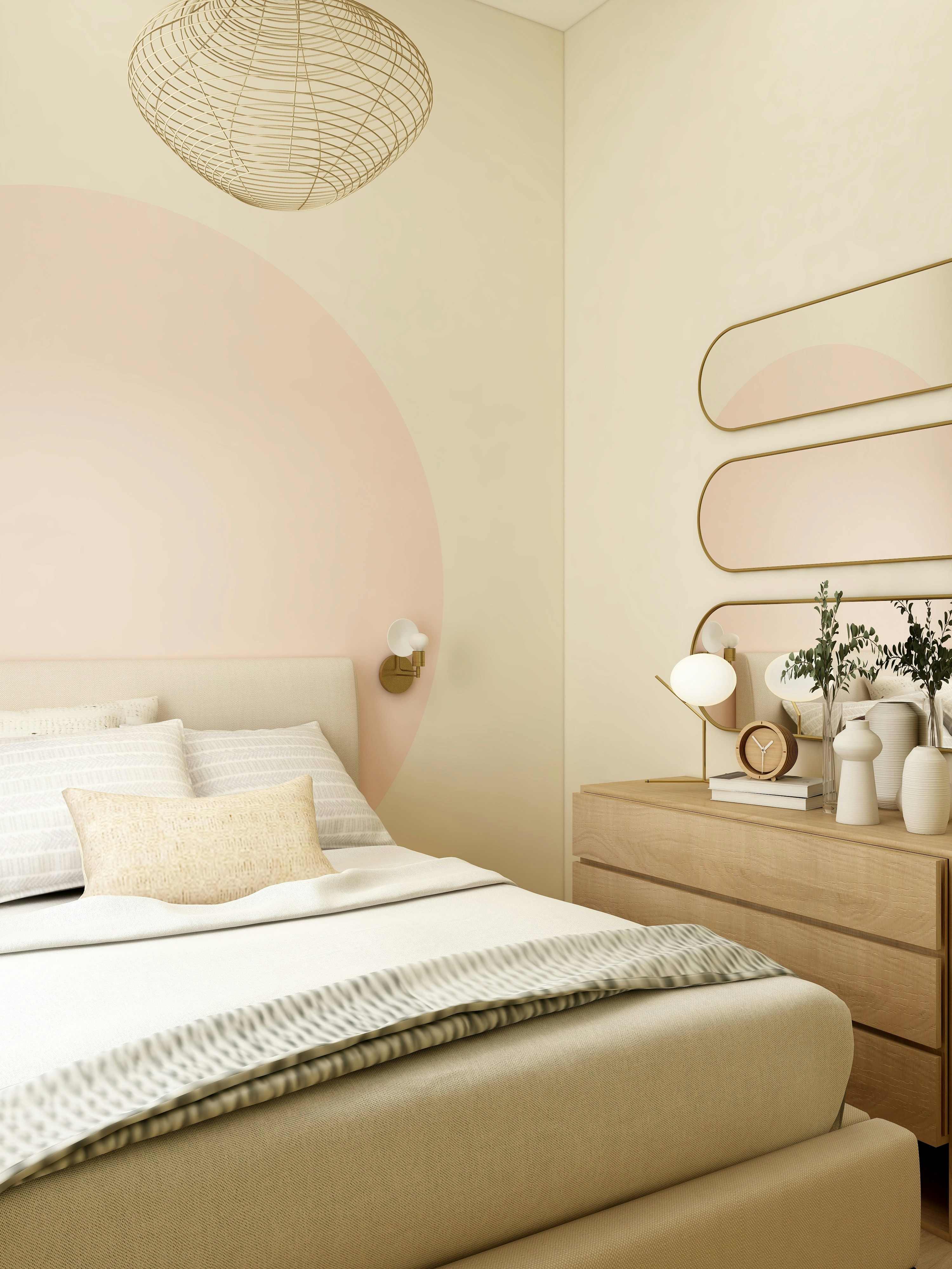 Bright corner room with balcony