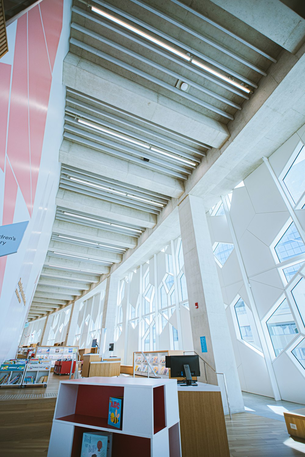 white ceiling with blue and white ceiling