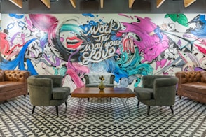 black wooden table with chairs