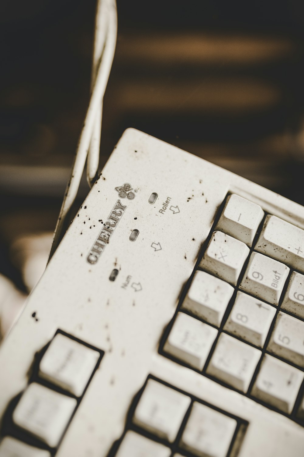 white and black computer keyboard