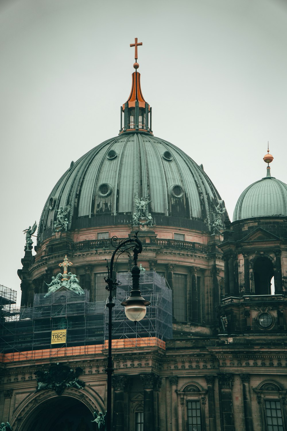 brown and white dome building