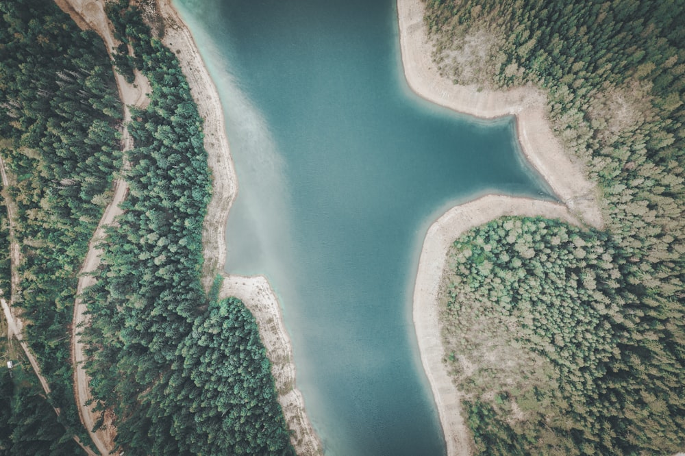 aerial view of blue ocean water during daytime