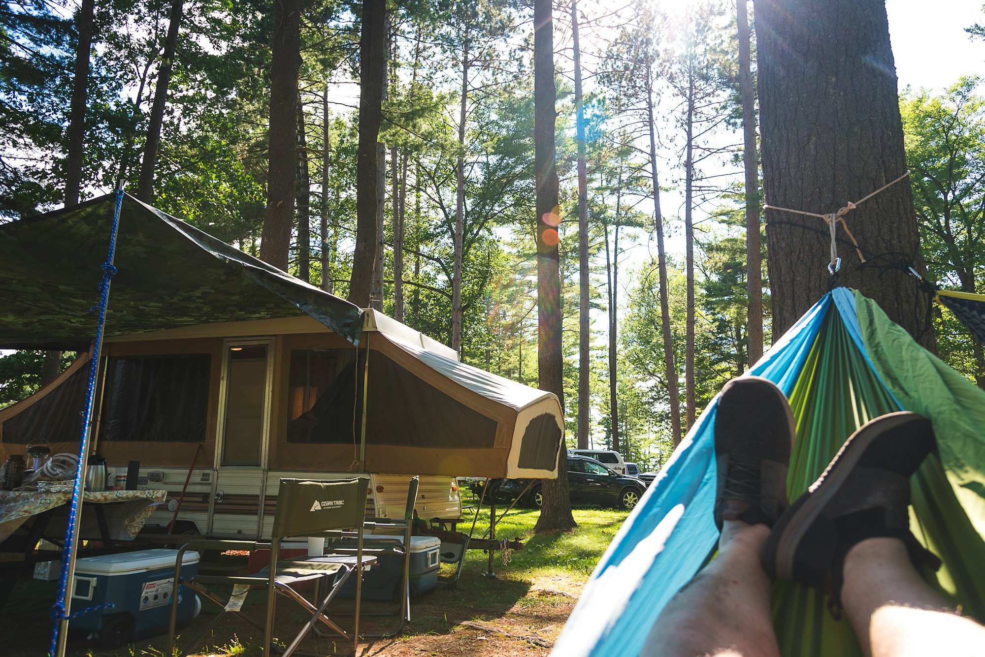 Nothing like camping.
