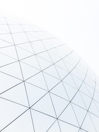 white and gray round building