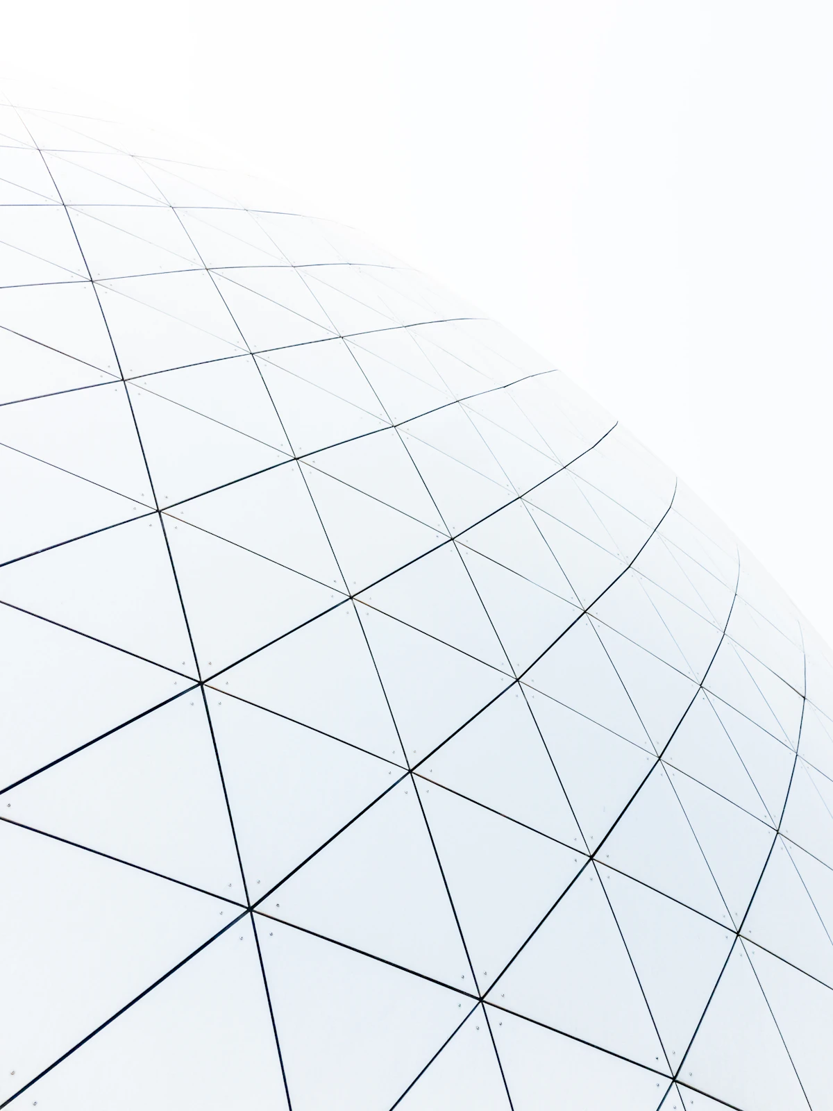 White and gray round building