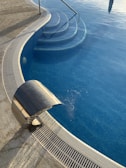 Expertise piscine avec escalier roman inversé