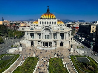 white and gold dome building