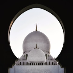 white dome building with dome