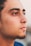 mans face in close up photography