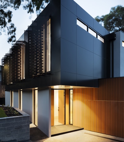 brown and black concrete building