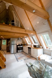 white and brown wooden kitchen cabinet