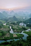 aerial view of green trees and mountains during daytime