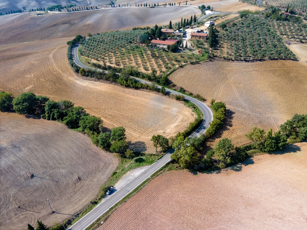 aerial view of green grass field during daytime