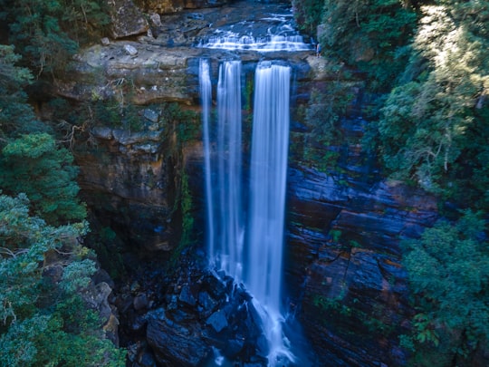 waterfalls on rocky mountain during daytime in Morton State Conservation Area Australia