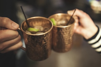 Toasting with Moscow Mule Mugs
