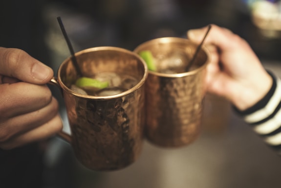 Toasting with Moscow Mule Mugs