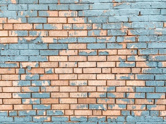 brown and white brick wall