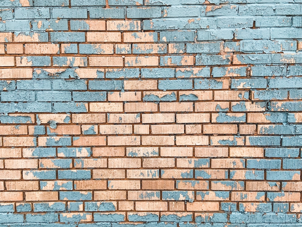 brown and white brick wall