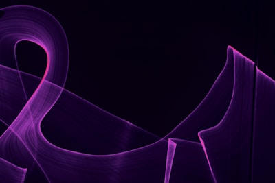 purple light in white background