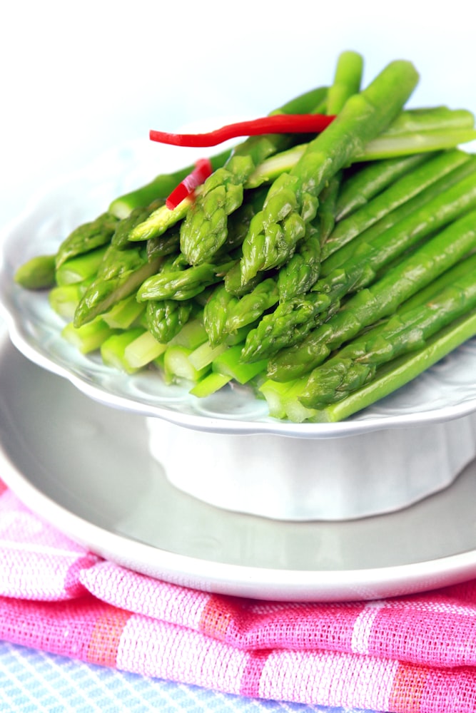 cold plate, dish, asparagus from unsplash}