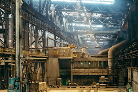 brown and gray train station