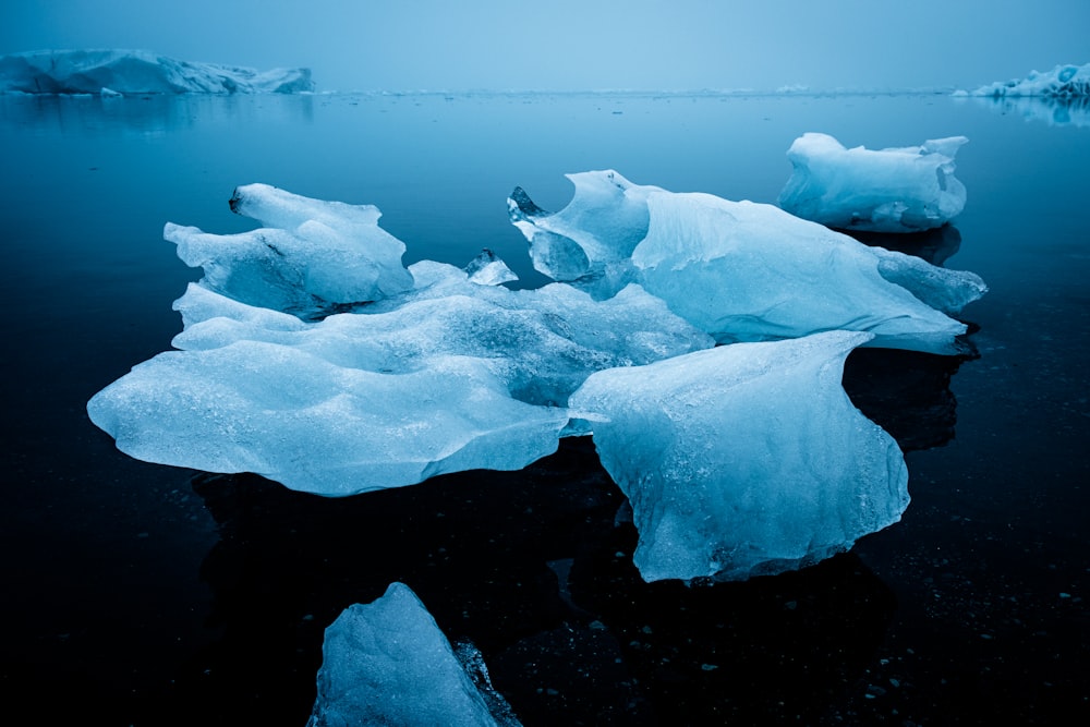 ice on body of water