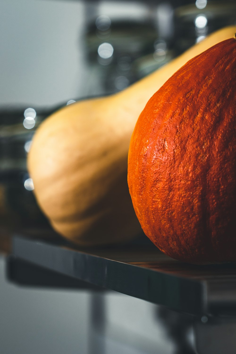 orange fruit on brown wooden table