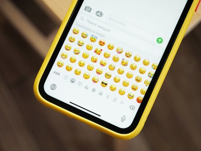 lip bite emoji on phone