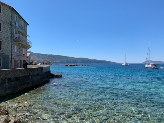 body of water near building during daytime in Vis Croatia