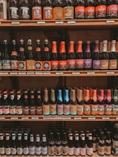 coca cola bottle on shelf