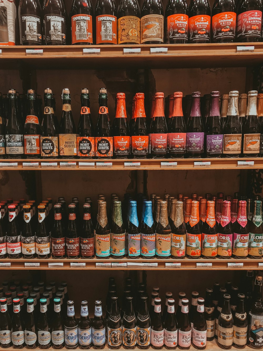 coca cola bottle on shelf