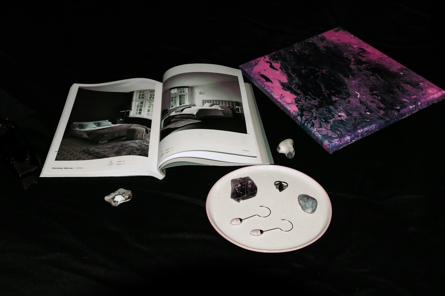 Camping tent in the wilderness