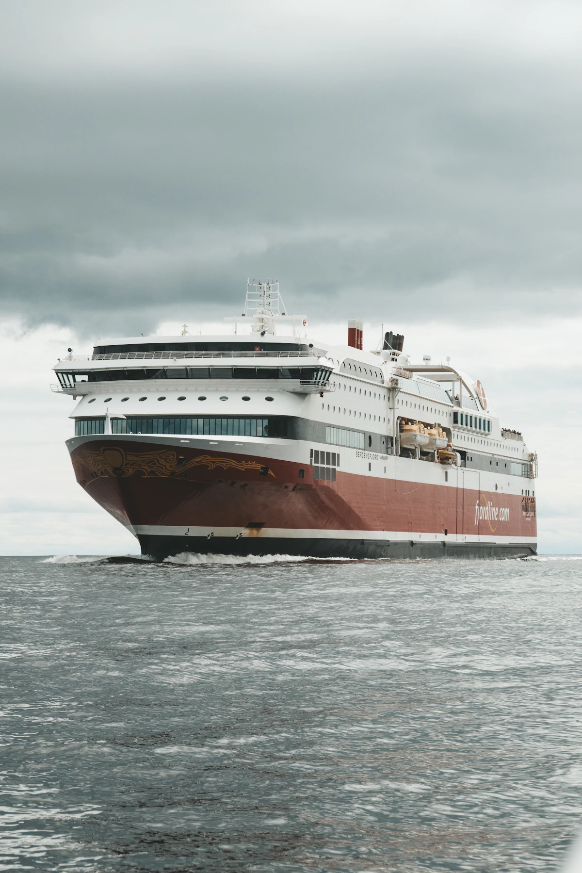 Large ocean liner at sea