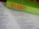 An open Bible lies on a surface, with the pages in focus. Resting on top is a bright green book titled 'DELIGHT!' in bold pink letters. The book cover includes cursive white text that reads 'Discipleship as a Way of Loving and...' The composition highlights religious and inspirational themes.