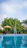 Technician inspecting a pool leak with specialized equipment beside a modern luxury pool.