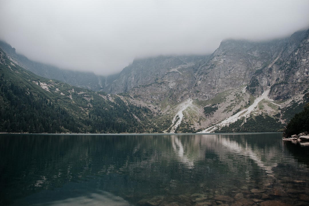 green mountains beside body of water during daytime