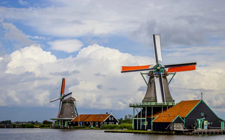 Windmills at the Zaanse Schans