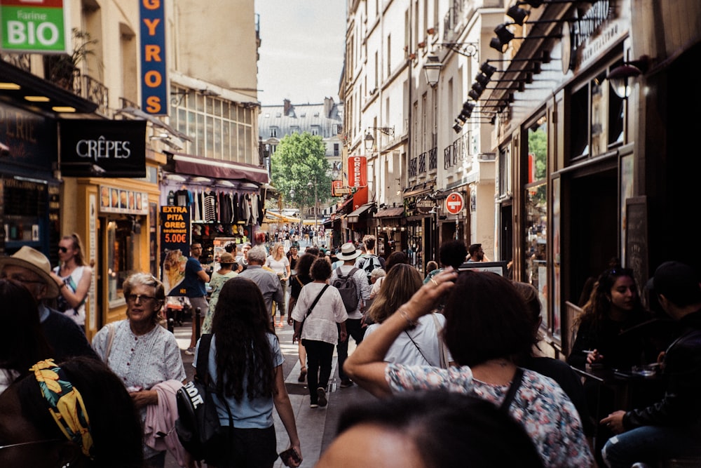 people walking on street during daytime