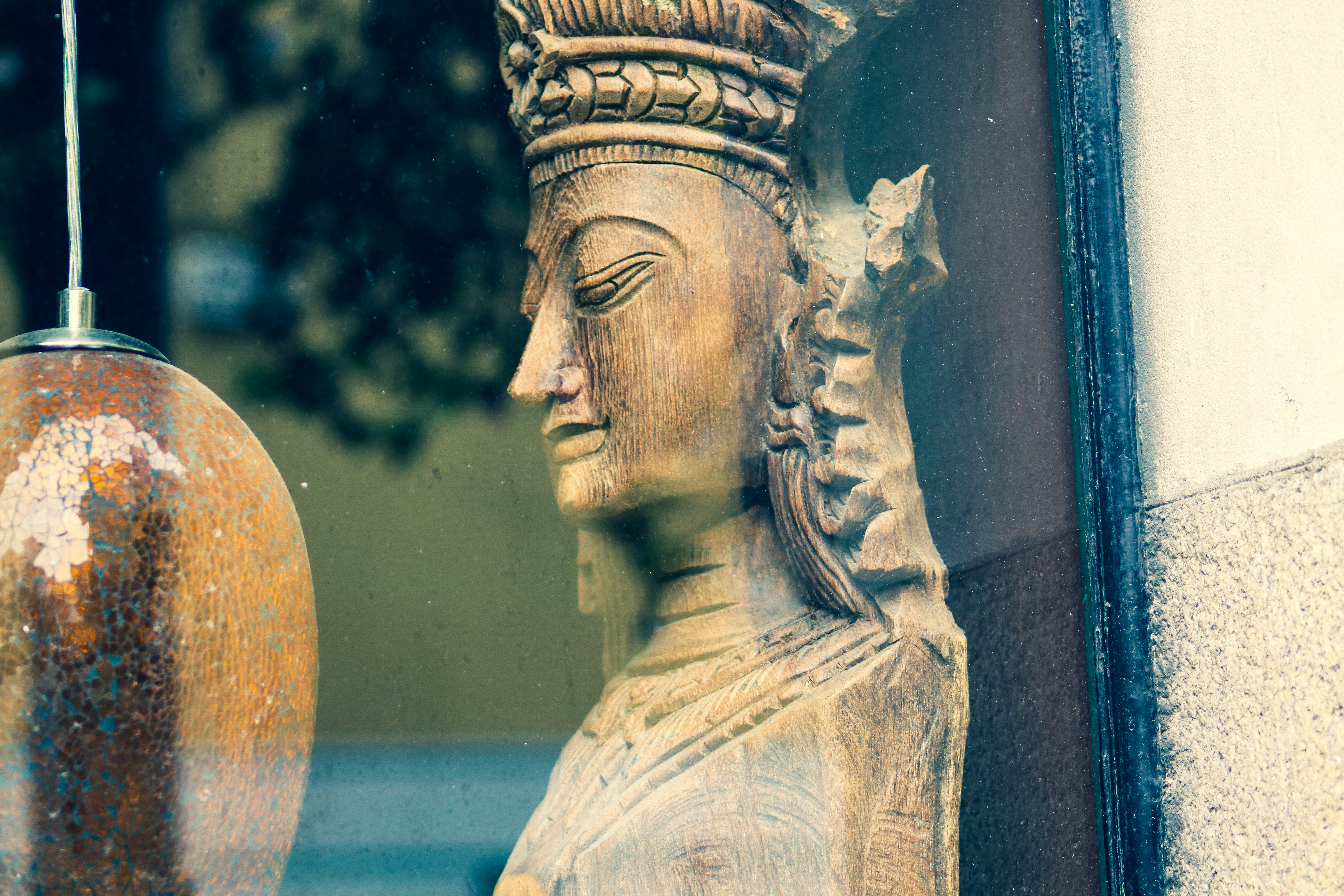Escultura em madeira