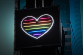 black green blue and red neon light